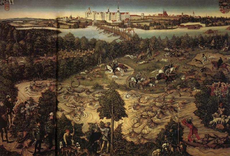 Lucas Cranach The Stag Hunt